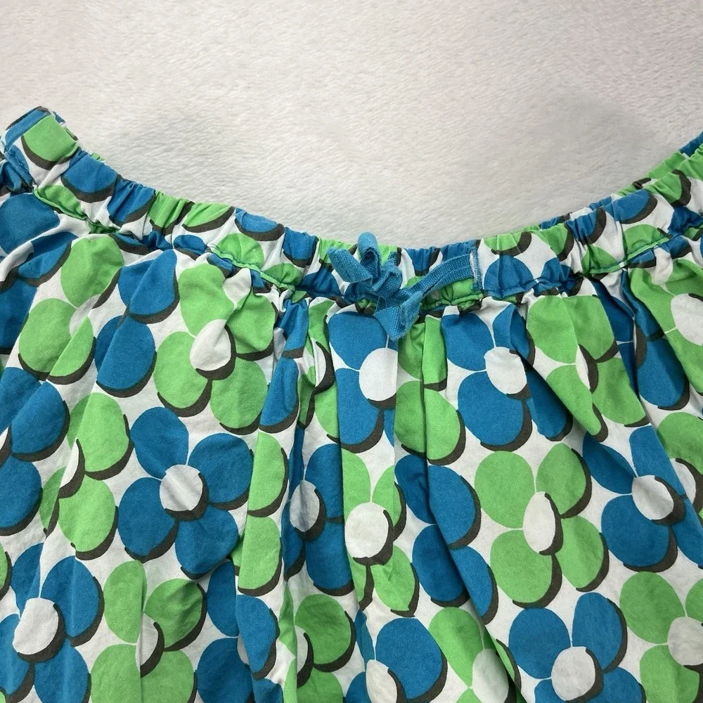 Mini Boden Floral Cotton Skirt Girls 7-8Y Coastal Summer Lined All Over Print